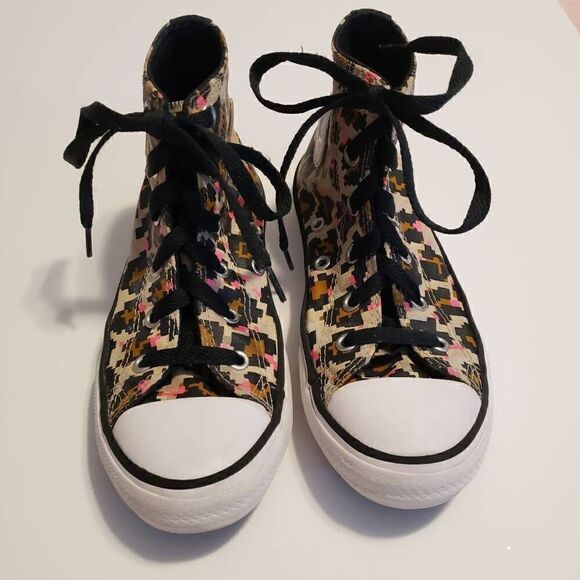 Converse Youth Animal Print High Tops - Picture 1 of 9
